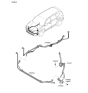 Diagram for Hyundai Santa Fe Hybrid Cooling Hose - 375H2-P4500