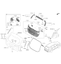 Diagram for 2021 Hyundai Santa Fe Hybrid Door Handle - 81751-S1000-NNB