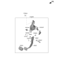 Diagram for 2021 Hyundai Santa Fe Hybrid Brake Pedal - 32800-P4100