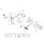 Diagram for 2023 Hyundai Santa Fe Hybrid A/C Expansion Valve - 97626-P4000