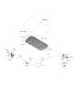 Diagram for 2020 Hyundai Santa Fe Lift Support - 81161-S1000