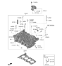 Diagram for 2021 Hyundai Santa Fe Hybrid Cylinder Head - 22100-2M860