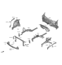 Diagram for 2022 Hyundai Elantra Engine Mount Bracket - 64575-AA000