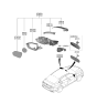 Diagram for 2023 Hyundai Elantra Side Marker Light - 87614-AB000