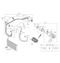 Diagram for 2023 Hyundai Elantra A/C Hose - 97775-AB250