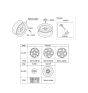Diagram for 2022 Hyundai Elantra Spare Wheel - 52910-AB200