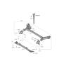 Diagram for 2022 Hyundai Elantra Axle Beam - 55101-AA000