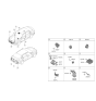 Diagram for Hyundai Elantra Air Bag Control Module - 95910-AB000