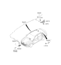 Diagram for 2022 Hyundai Elantra N Antenna - 96240-AA000