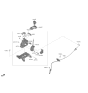 Diagram for 2021 Hyundai Elantra Shift Cable - 46790-AB200