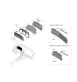 Diagram for 2021 Hyundai Elantra Instrument Cluster - 94011-AB030