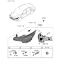 Diagram for 2021 Hyundai Elantra Headlight - 92102-AB000