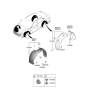 Diagram for 2021 Hyundai Elantra Wheelhouse - 86812-AB000