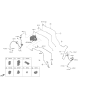 Diagram for 2022 Hyundai Elantra Hydraulic Hose - 58732-AB000