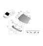 Diagram for Hyundai Windshield - 86110-AB045