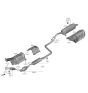 Diagram for 2021 Hyundai Elantra Muffler - 28610-AB420