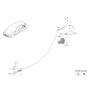 Diagram for Hyundai Elantra Fuel Door - 69510-AB000