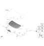 Diagram for 2021 Hyundai Elantra Hood Cable - 81190-AA000