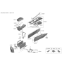 Diagram for 2022 Hyundai Elantra Cup Holder - 846C1-AB000