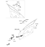 Diagram for 2022 Hyundai Elantra Door Handle - 82651-AA000