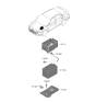 Diagram for 2022 Hyundai Elantra Battery Tray - 37150-AB000