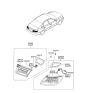 Diagram for 2007 Hyundai Azera Light Socket - 92461-3L000
