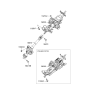 Diagram for 2006 Hyundai Azera Steering Column - 56300-3L100