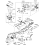 Diagram for Hyundai Azera Cigarette Lighter - 95120-2D800-WK