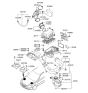 Diagram for 2006 Hyundai Azera Engine Control Module - 39110-3C210