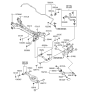 Diagram for Hyundai Azera Sway Bar Bracket - 55514-3L000