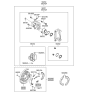 Diagram for Hyundai Azera Brake Pad Set - S5830-23KA1-1NA