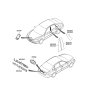 Diagram for 2010 Hyundai Azera Emblem - 86331-3L040