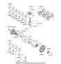 Diagram for 2006 Hyundai Azera Piston - 23041-3C203