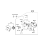 Diagram for 2005 Hyundai Azera Cruise Control Switch - 96700-3L000-A9