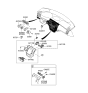 Diagram for Hyundai Azera Dimmer Switch - 93720-3L200-3G