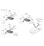 Diagram for 2021 Hyundai Tucson Car Mirror - 87620-D3AK0