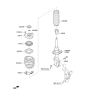 Diagram for 2019 Hyundai Tucson Shock Absorber - 54651-D3700