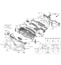 Diagram for 2019 Hyundai Tucson Glove Box - 84510-D3100-UUE