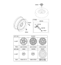 Diagram for Hyundai Sonata Hybrid Spare Wheel - 52910-C1910