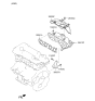 Diagram for Hyundai Exhaust Manifold - 28510-2EPE0
