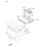 Diagram for 2021 Hyundai Tucson Exhaust Heat Shield - 28525-2E290