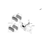 Diagram for 2020 Hyundai Tucson Car Speakers - 96390-D3600