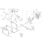 Diagram for 2021 Hyundai Tucson A/C Condenser - 97606-D3820