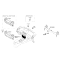 Diagram for 2020 Hyundai Tucson Blower Control Switches - 97250-D3AK0-TRY