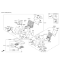 Diagram for 2021 Hyundai Tucson Armrest - 89900-D3010-RTF