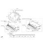 Diagram for Hyundai Windshield - 86111-D3870