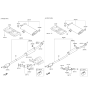 Diagram for 2019 Hyundai Tucson Exhaust Pipe - 28710-D3580