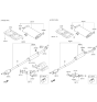 Diagram for Hyundai Exhaust Pipe - 28710-D3580