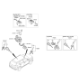 Diagram for Hyundai Door Lock Cylinder - 81970-D3A00