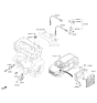 Diagram for 2019 Hyundai Elantra GT Oxygen Sensor - 39210-2E101